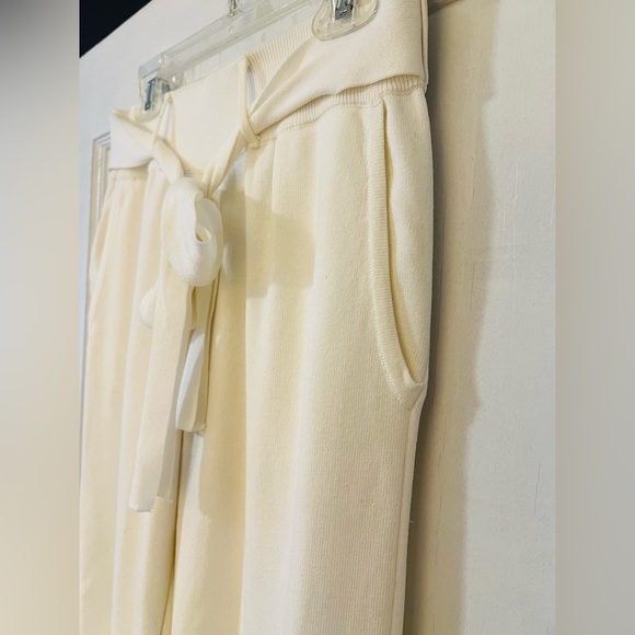 Zara ribbed knit belted jogger pants - Picture 3 of 7